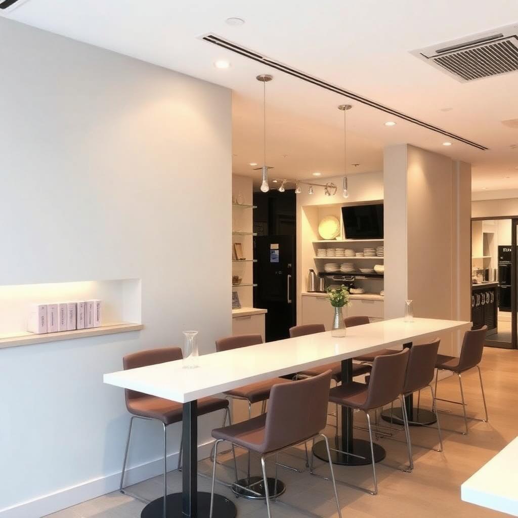 Commercial shop fit-out finished interior